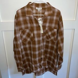 Light Flannel Top